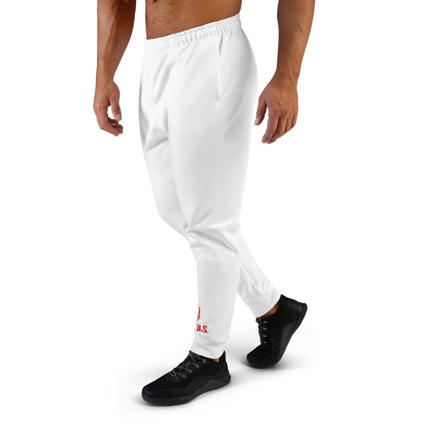 "No B.S." Men's Joggers (White)