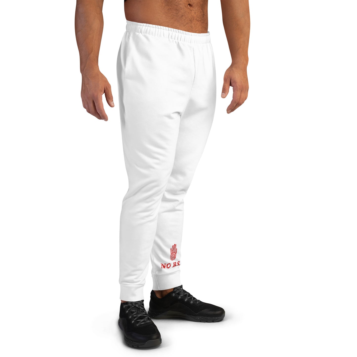 "No B.S." Men's Joggers (White)