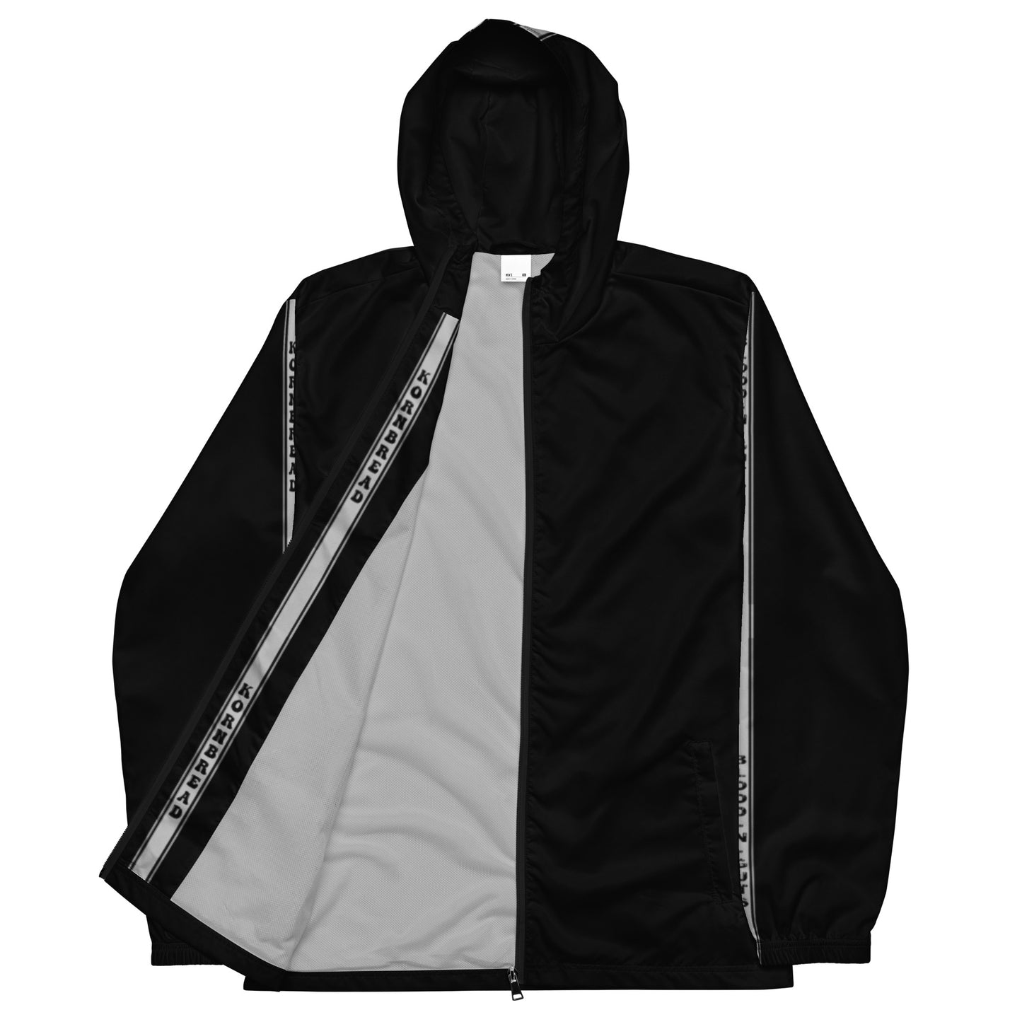 KBBNG Silver Stripes Men’s Windbreaker