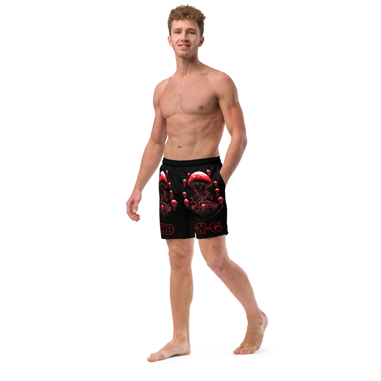 Jabbing Jellyfish Swim Trunks