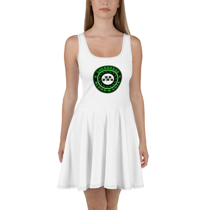 KBBNG White Badge Skater Dress