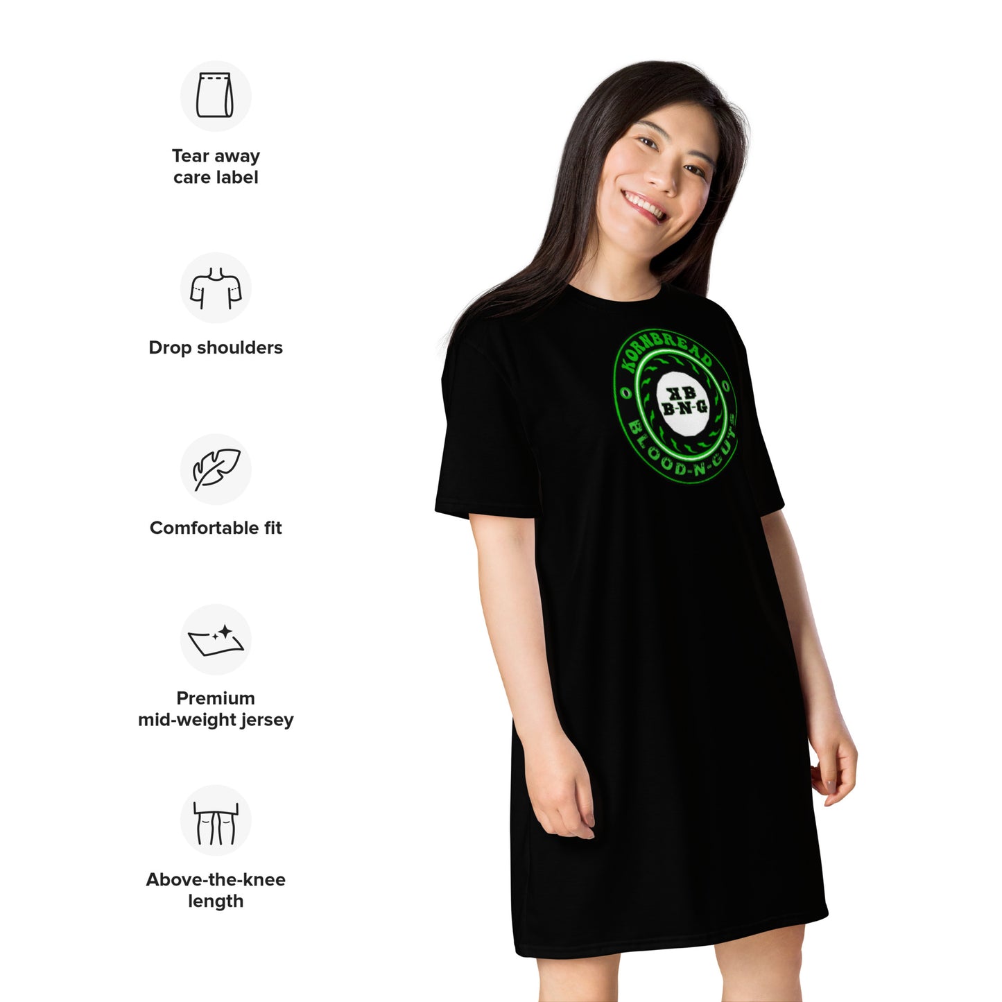 KBBNG Badge T-Shirt Dress