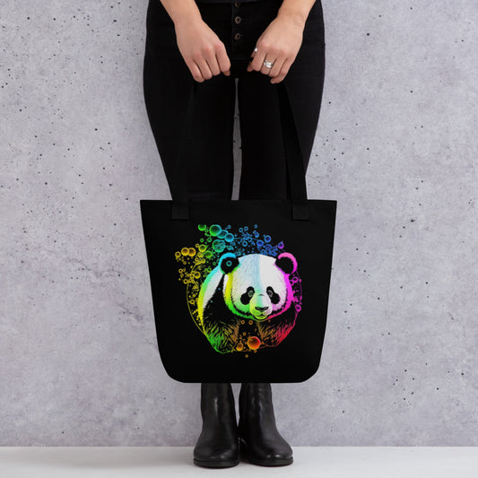 Popping Panda Tote Bag