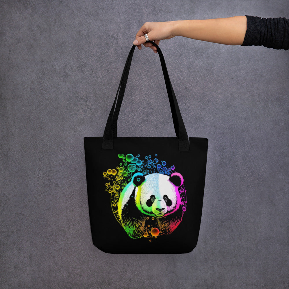 Popping Panda Tote Bag