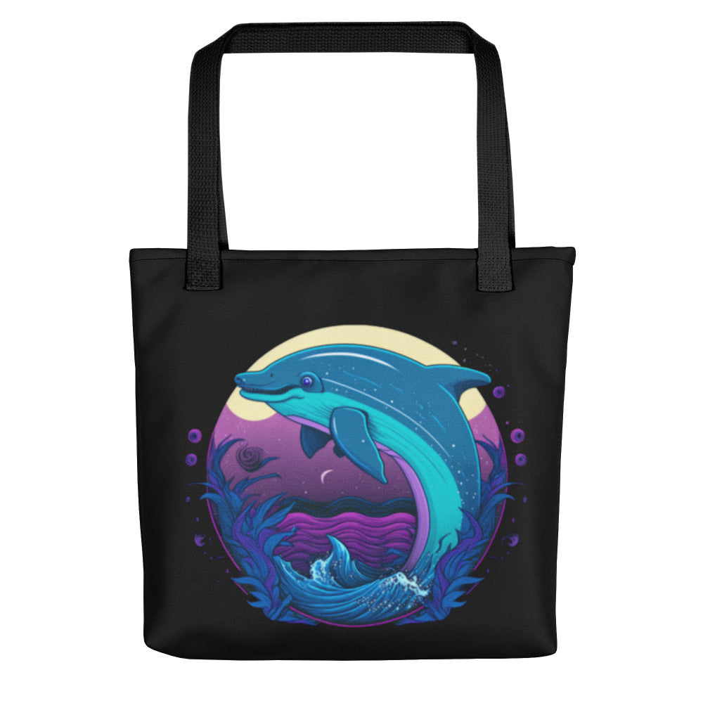 Delightful Dolphin Tote Bag