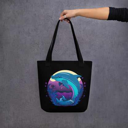 Delightful Dolphin Tote Bag