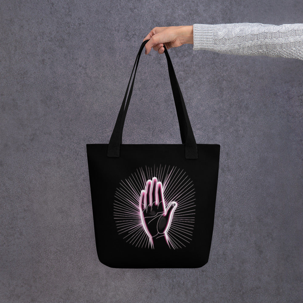 "Talk To The Hand" Tote bag