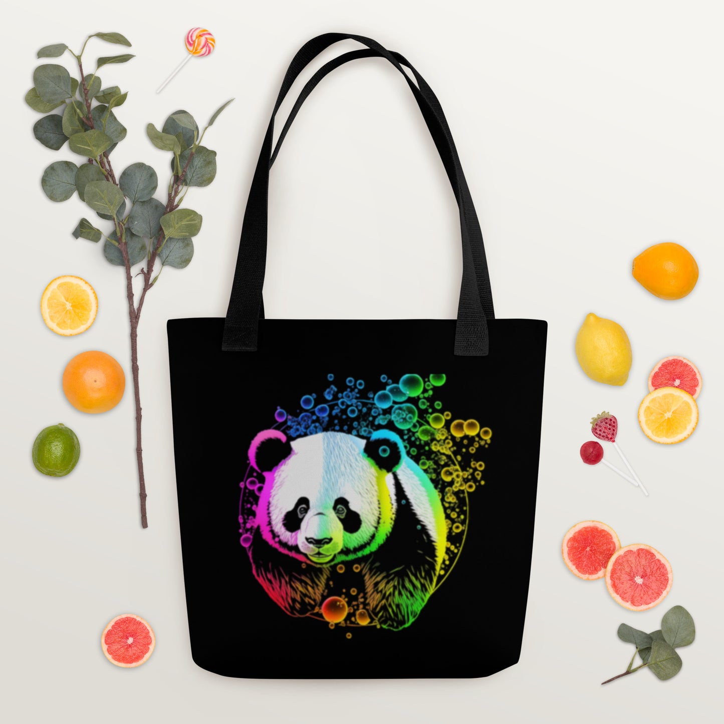 Popping Panda Tote Bag