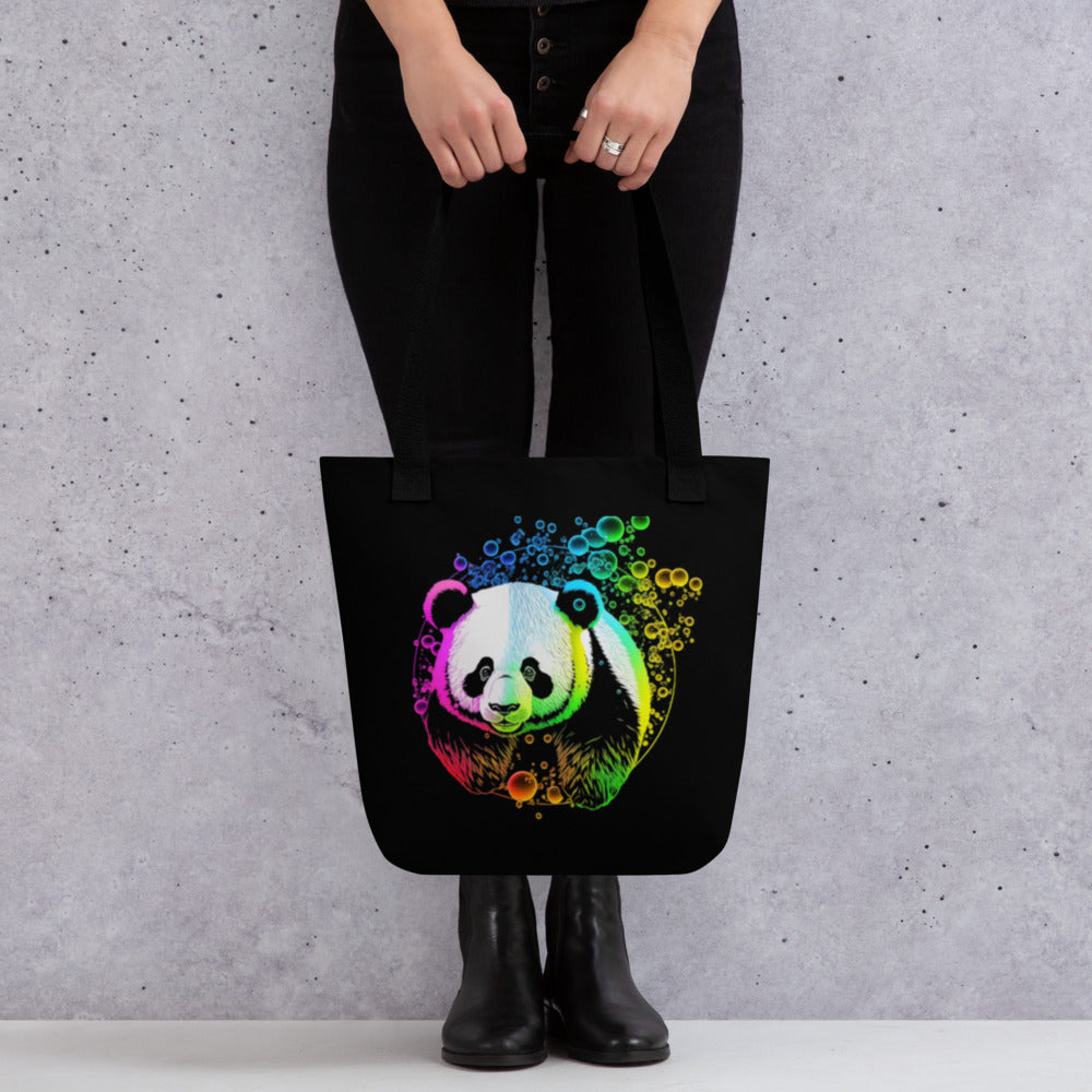 Popping Panda Tote Bag