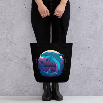 Delightful Dolphin Tote Bag