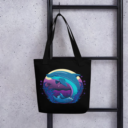 Delightful Dolphin Tote Bag