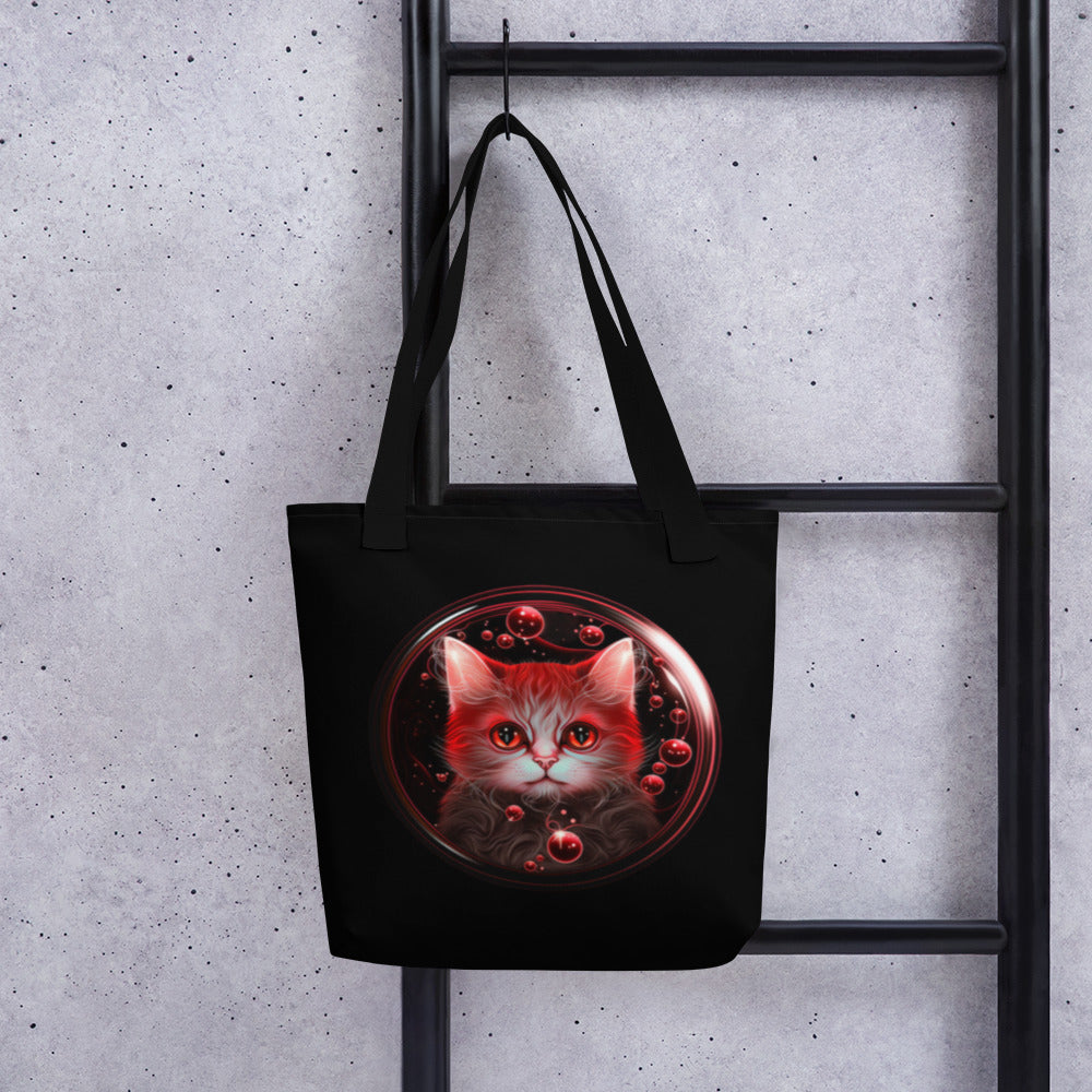 Kindled Kitten Tote Bag