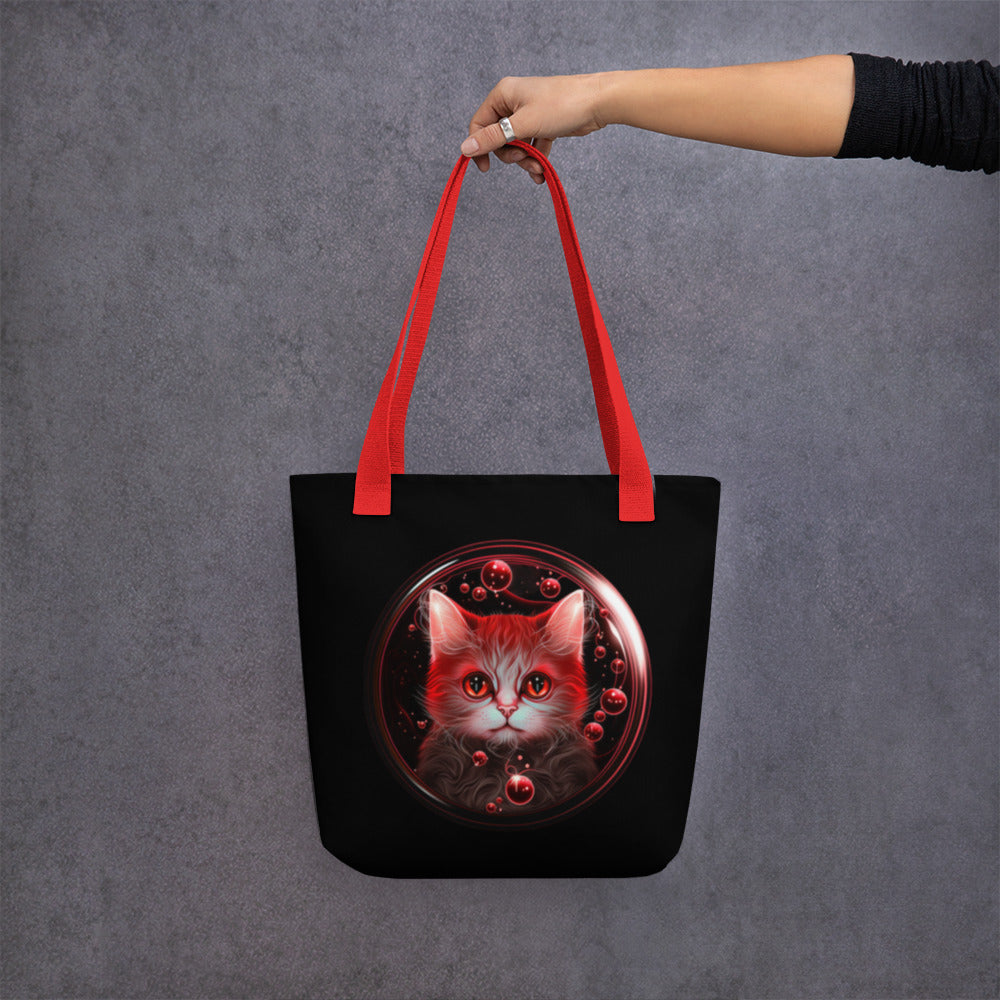 Kindled Kitten Tote Bag