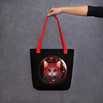 Kindled Kitten Tote Bag