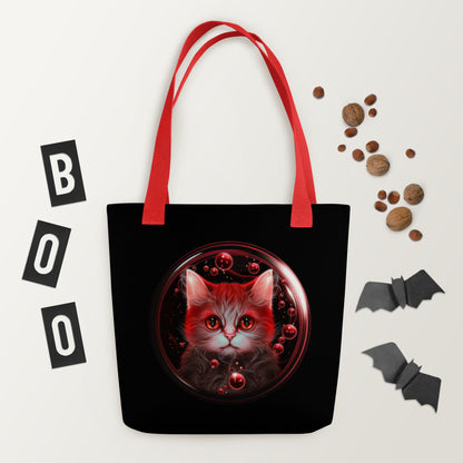 Kindled Kitten Tote Bag