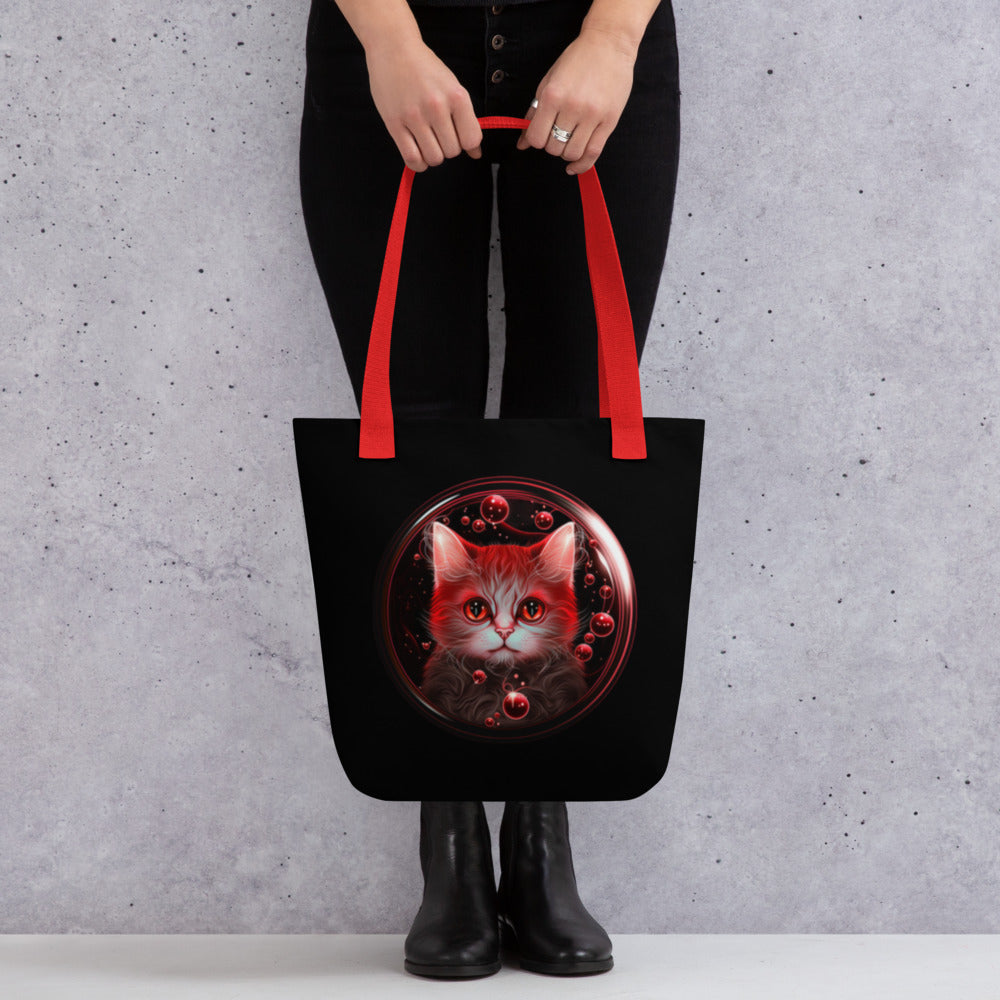 Kindled Kitten Tote Bag