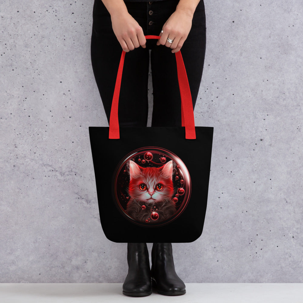 Kindled Kitten Tote Bag