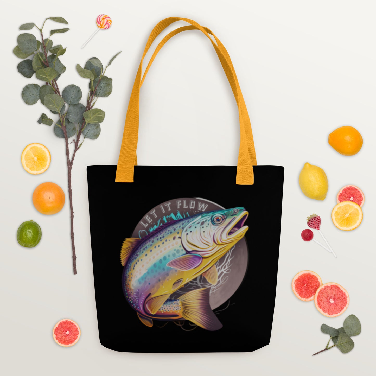 "Let It Flow" Tote Bag