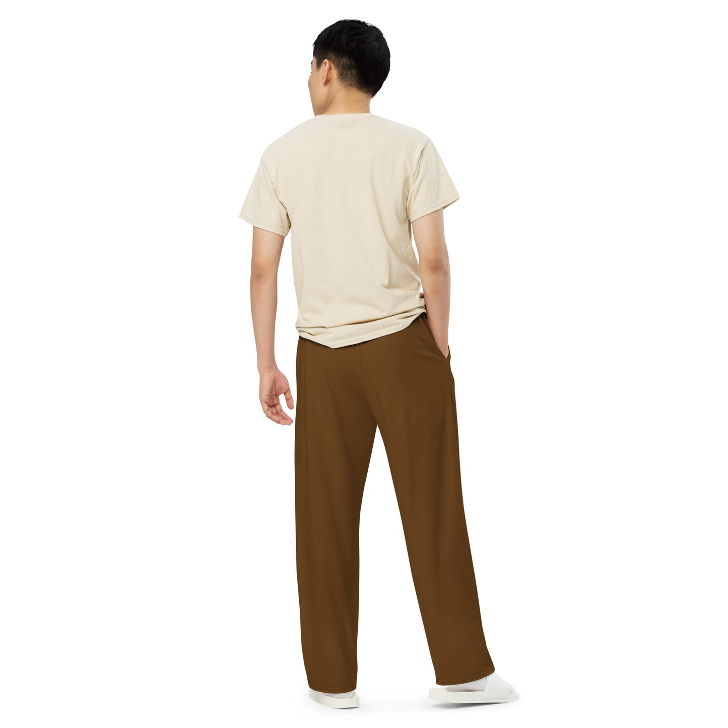 Brown KBBNG Stripe Wide-Leg Pants