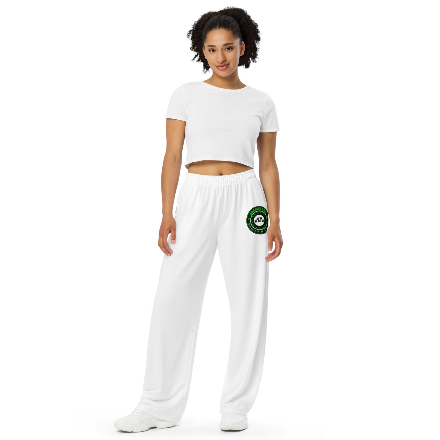 KBBNG White Badge Wide-Leg Pants