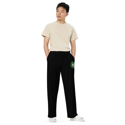 KBBNG Badge Wide-Leg Pants