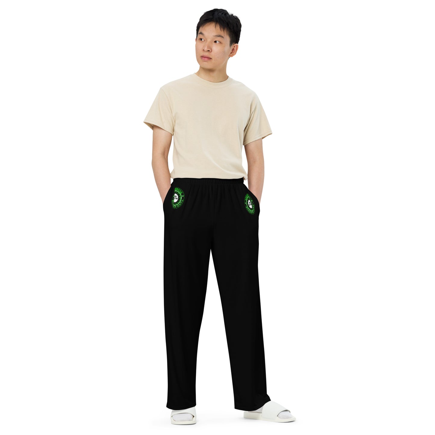 KBBNG Badge Wide-Leg Pants (4)