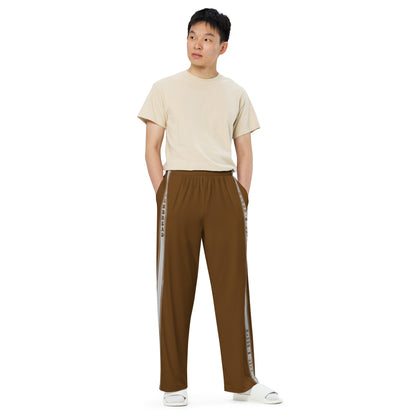 Brown KBBNG Stripe Wide-Leg Pants