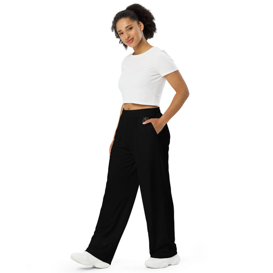 KBBNG Minimalist Wide-Leg Pants (Gold-Sign)