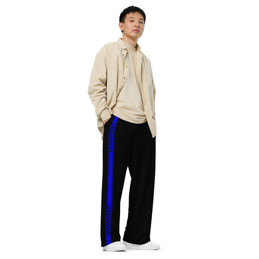 KBBNG Blue Stripe Wide-Leg Pants