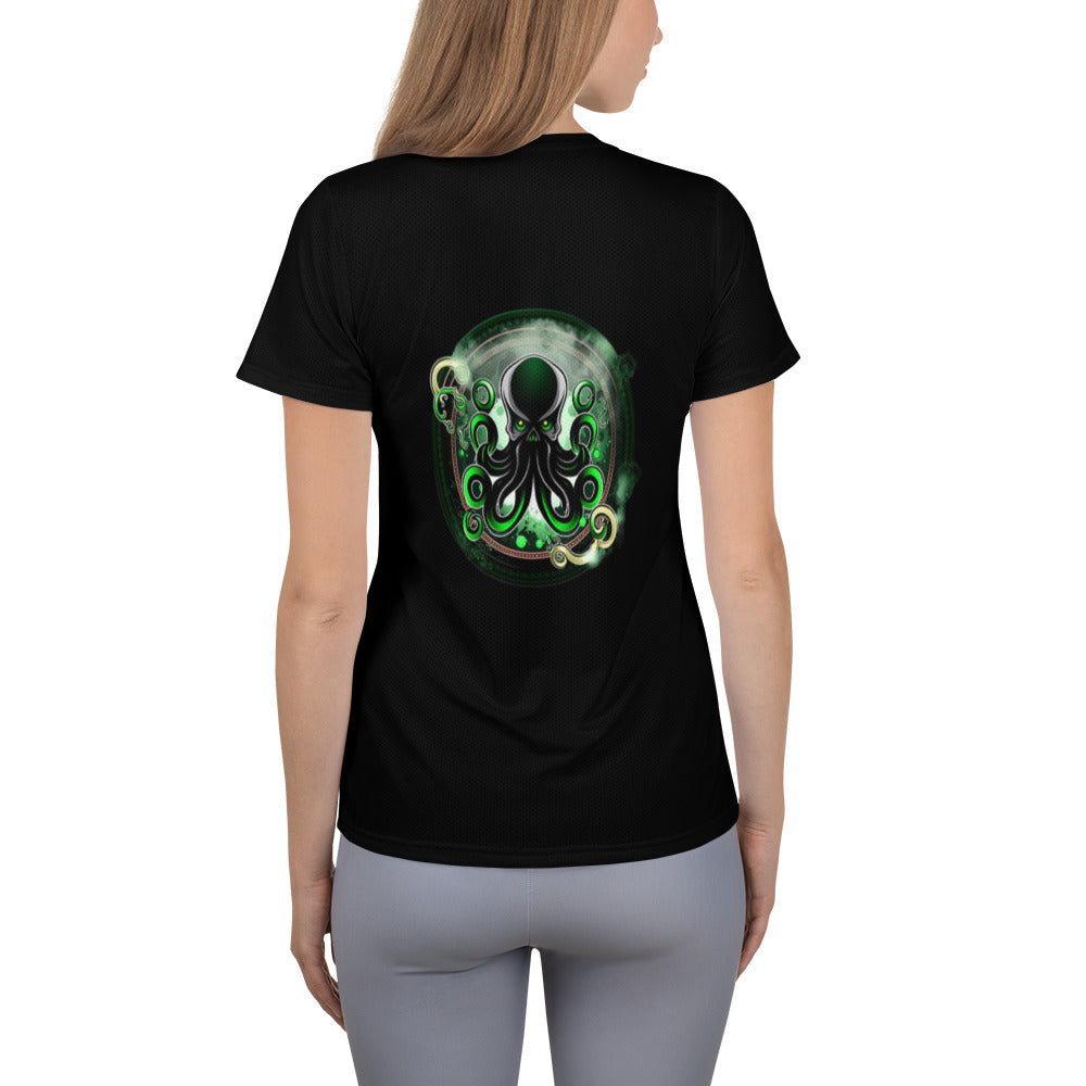 Shadow Squid Women's Athletic T-Shirt