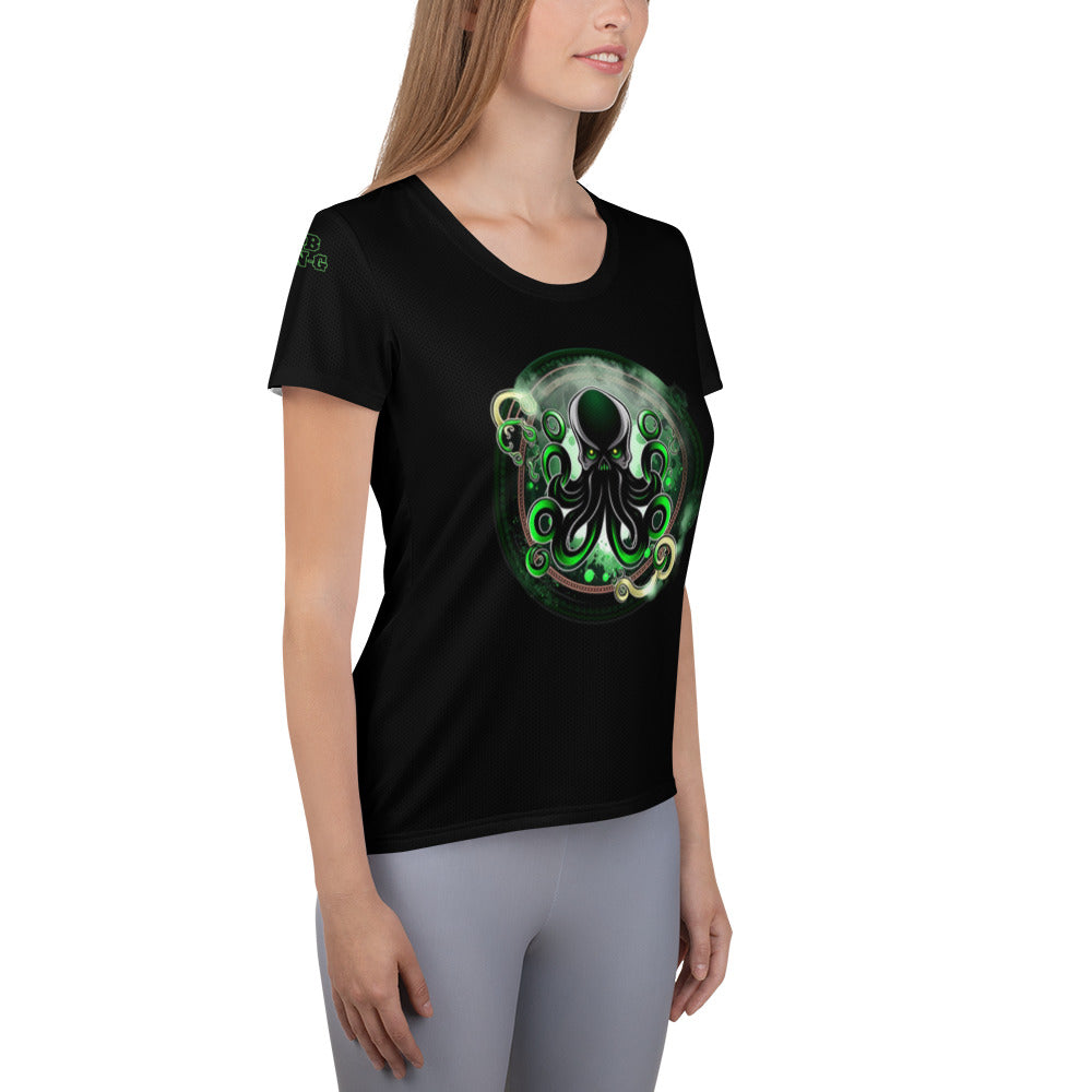 Shadow Squid Women's Athletic T-Shirt+