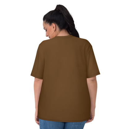 Brown Flowers Women's T-Shirt