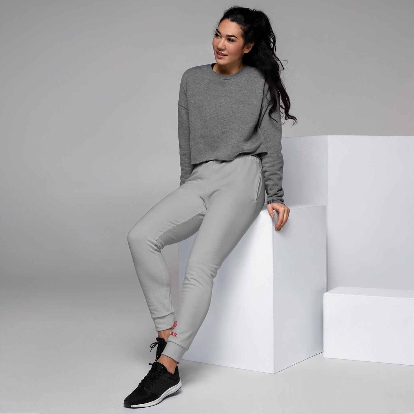 "No B.S." Women's Joggers (Grey)