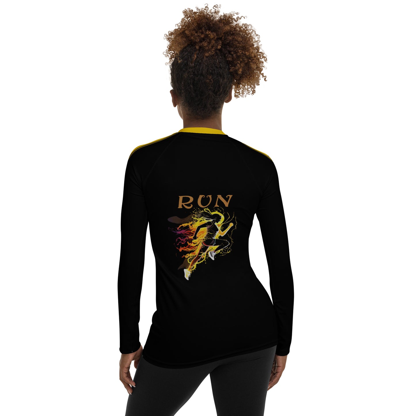 "Run" Women's Rash Guard