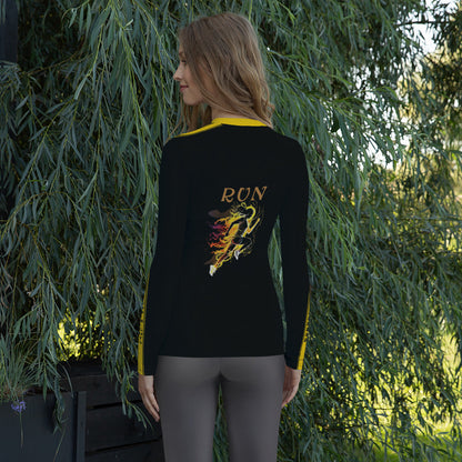 "Run" Women's Rash Guard