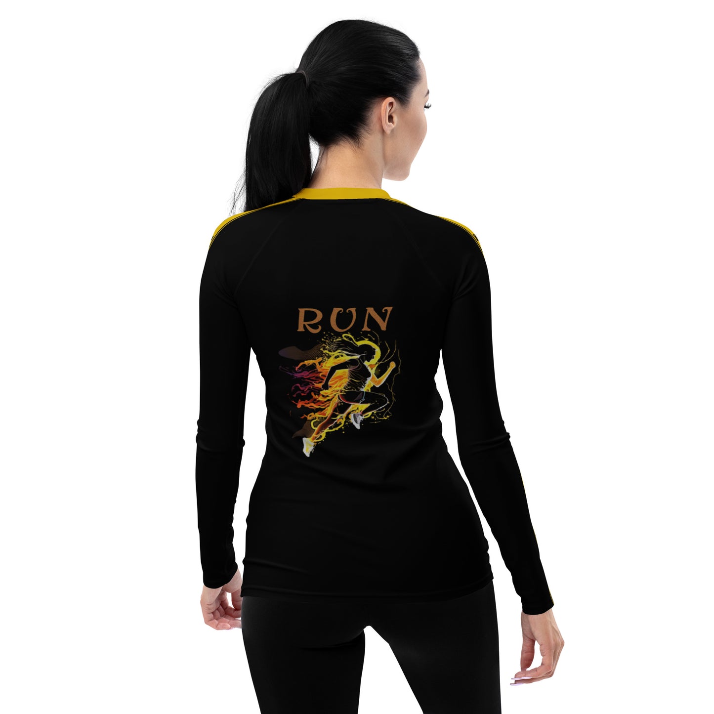 "Run" Women's Rash Guard