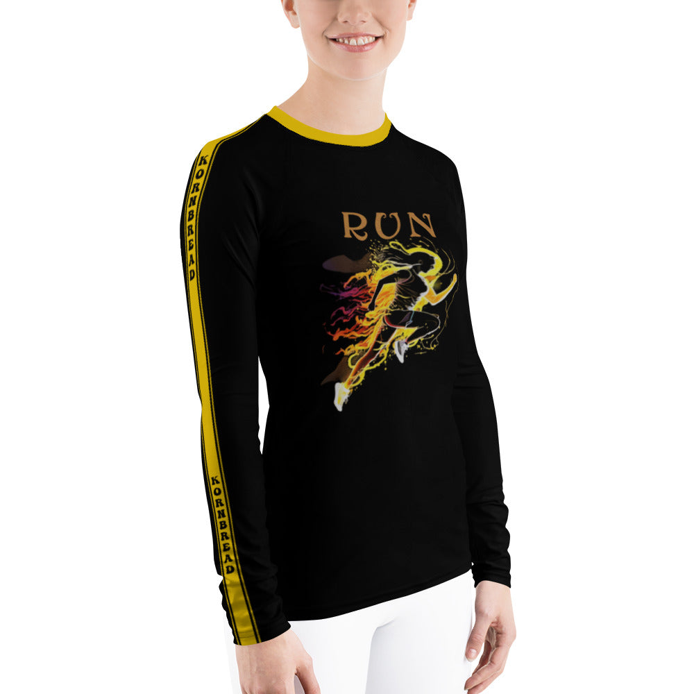"Run" Women's Rash Guard