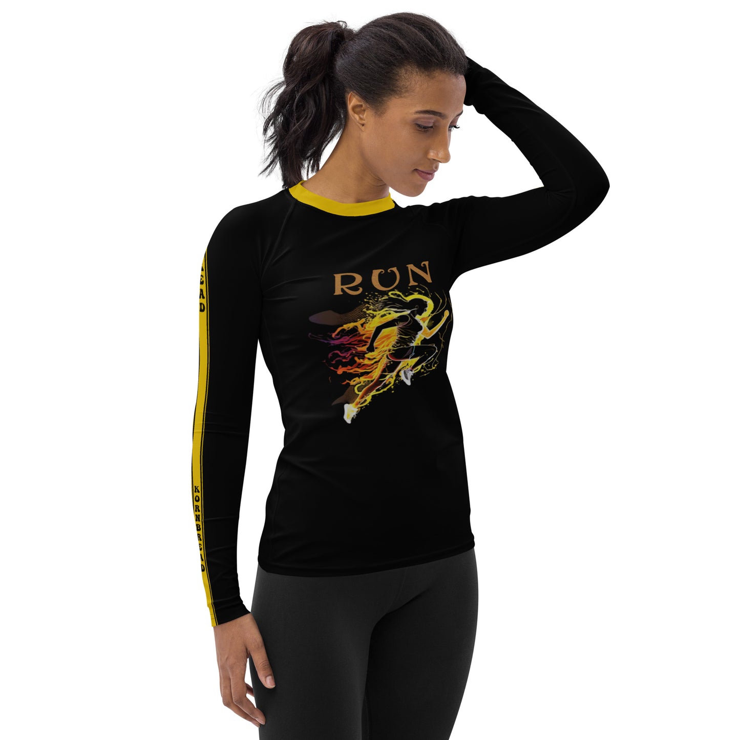 "Run" Women's Rash Guard