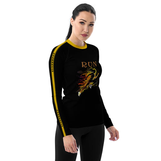 "Run" Women's Rash Guard