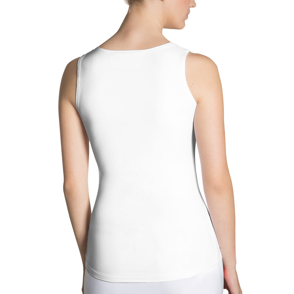 "Who's Watching You?" Women's Tank Top (White)