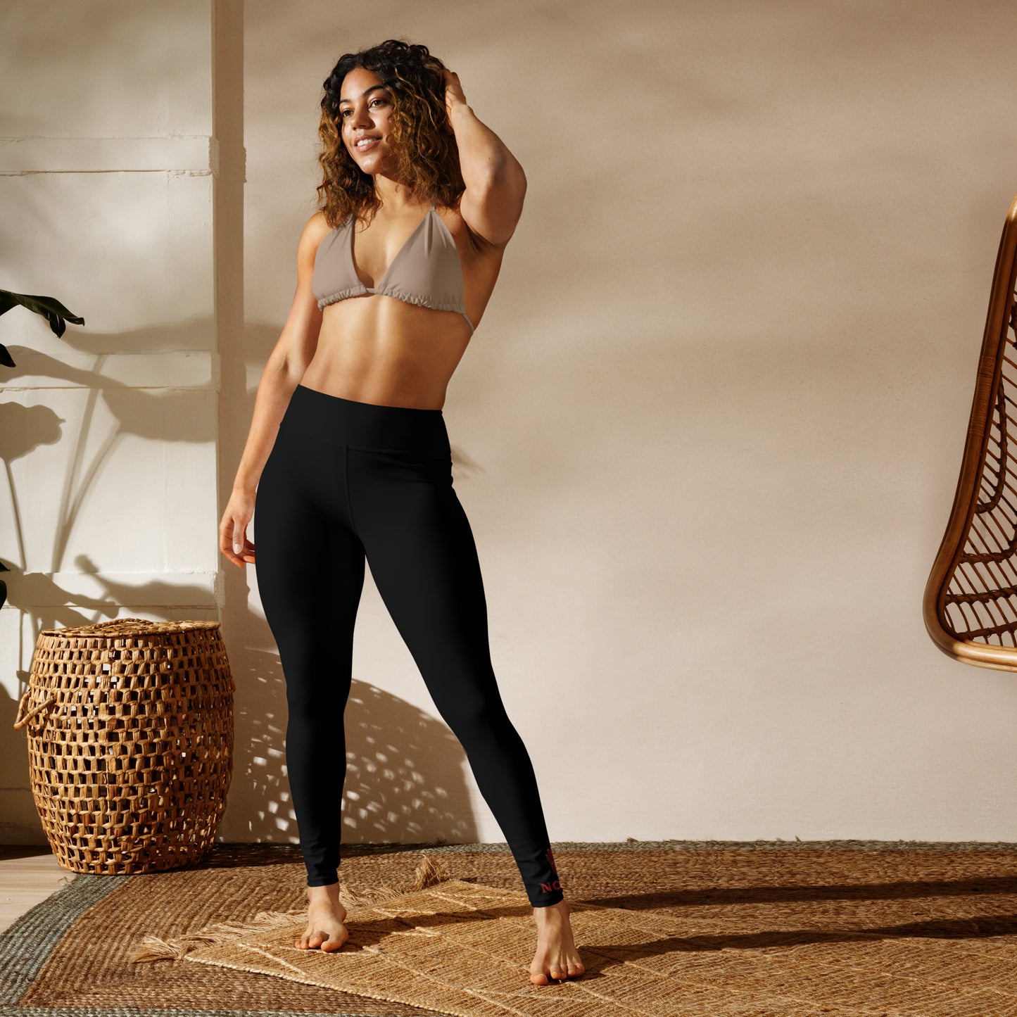 "No B.S." Yoga Leggings (Black)