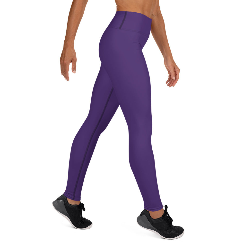 "No B.S." Yoga Leggings (Purple)