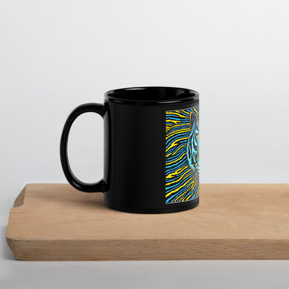 Tigress Black Glossy Mug