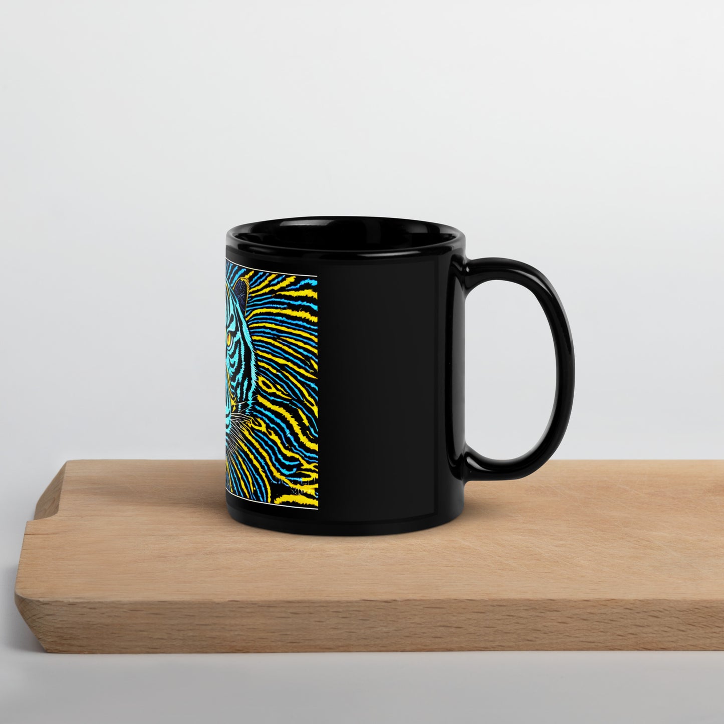 Tigress Black Glossy Mug