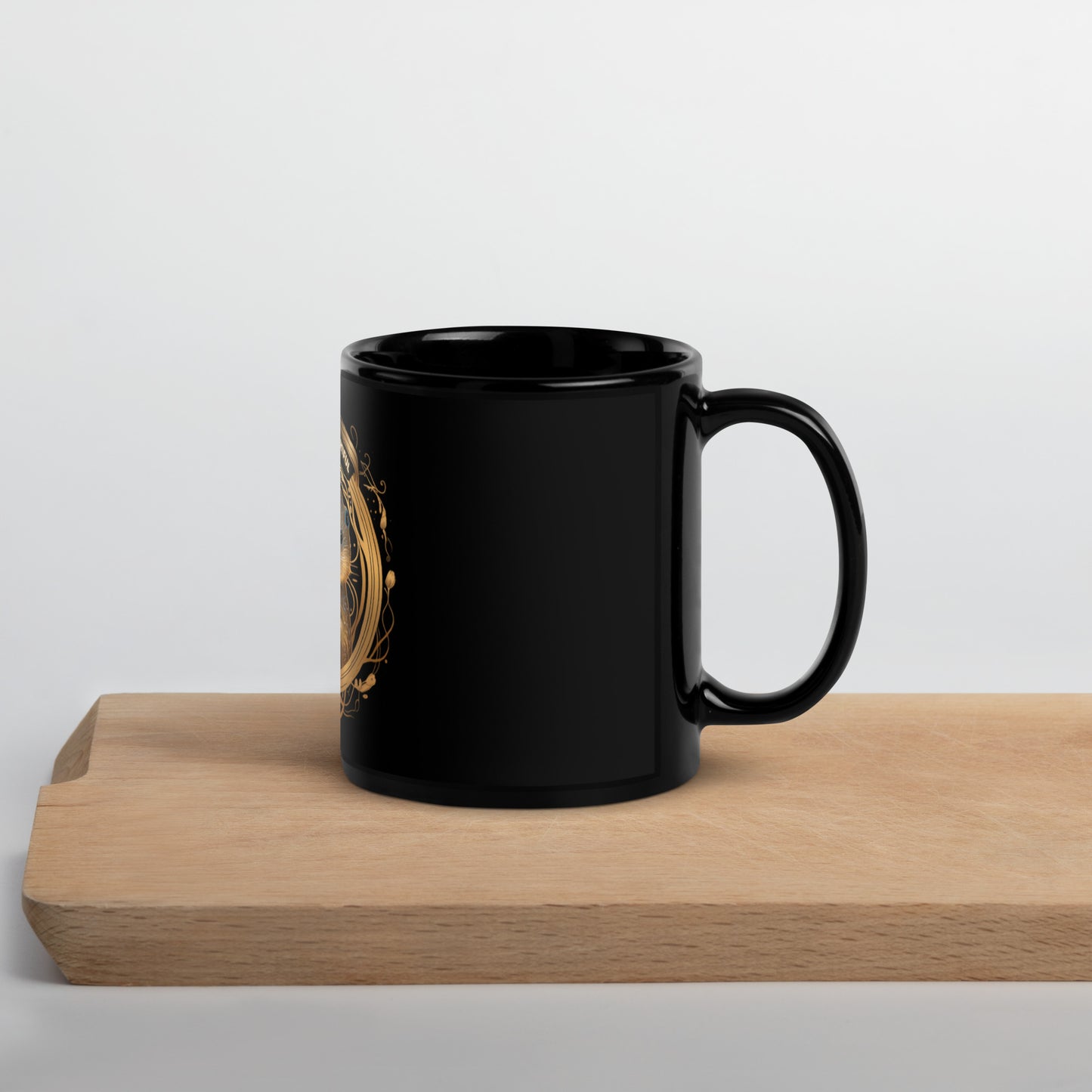 "Otterly" Delightful Black Glossy Mug