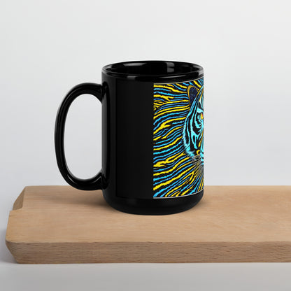 Tigress Black Glossy Mug