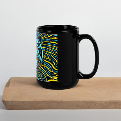 Tigress Black Glossy Mug