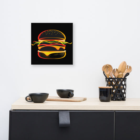 Cheeseburger Canvas Print