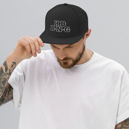 KBBNG White Snapback Hat