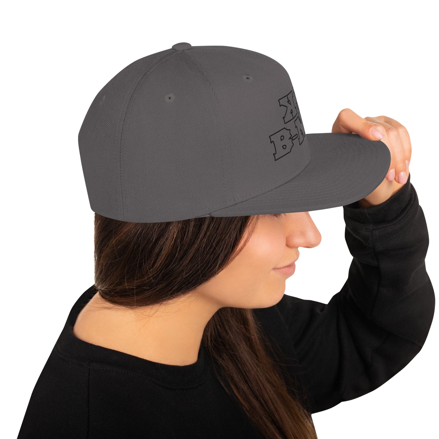 KBBNG Black Snapback Hat